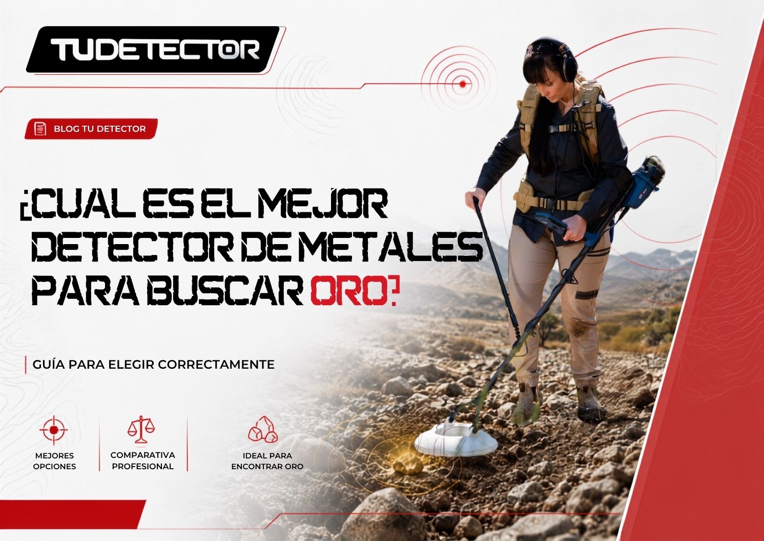 ¿Cuál es el mejor detector de metales para buscar oro? Guía para elegir correctamente