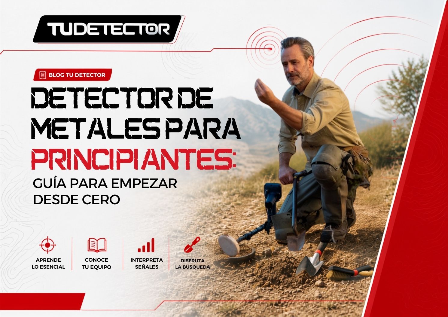Detector de metales para principiantes: guía para empezar desde cero